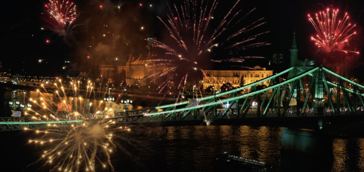 匈牙利布達佩斯的自由橋