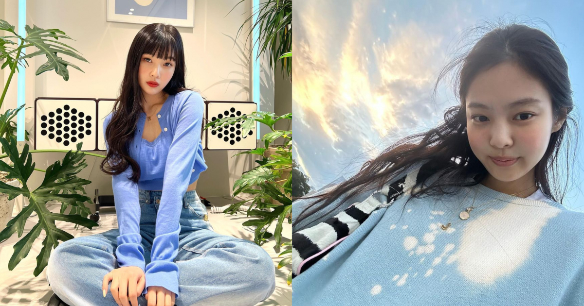 Red Velvet成員Joy與Jennie配戴Numbering的項鍊