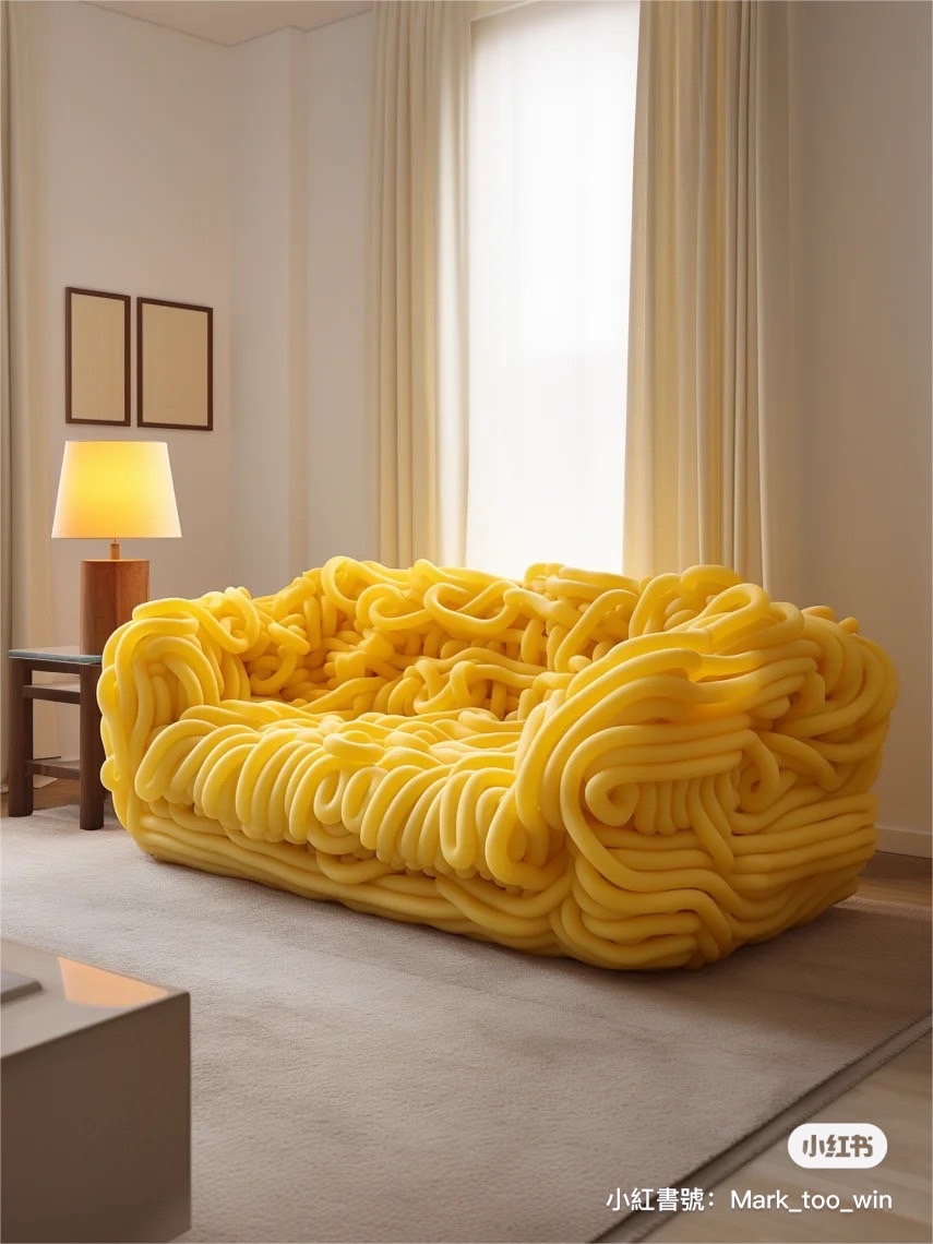 還有麵條稍微整齊的款式