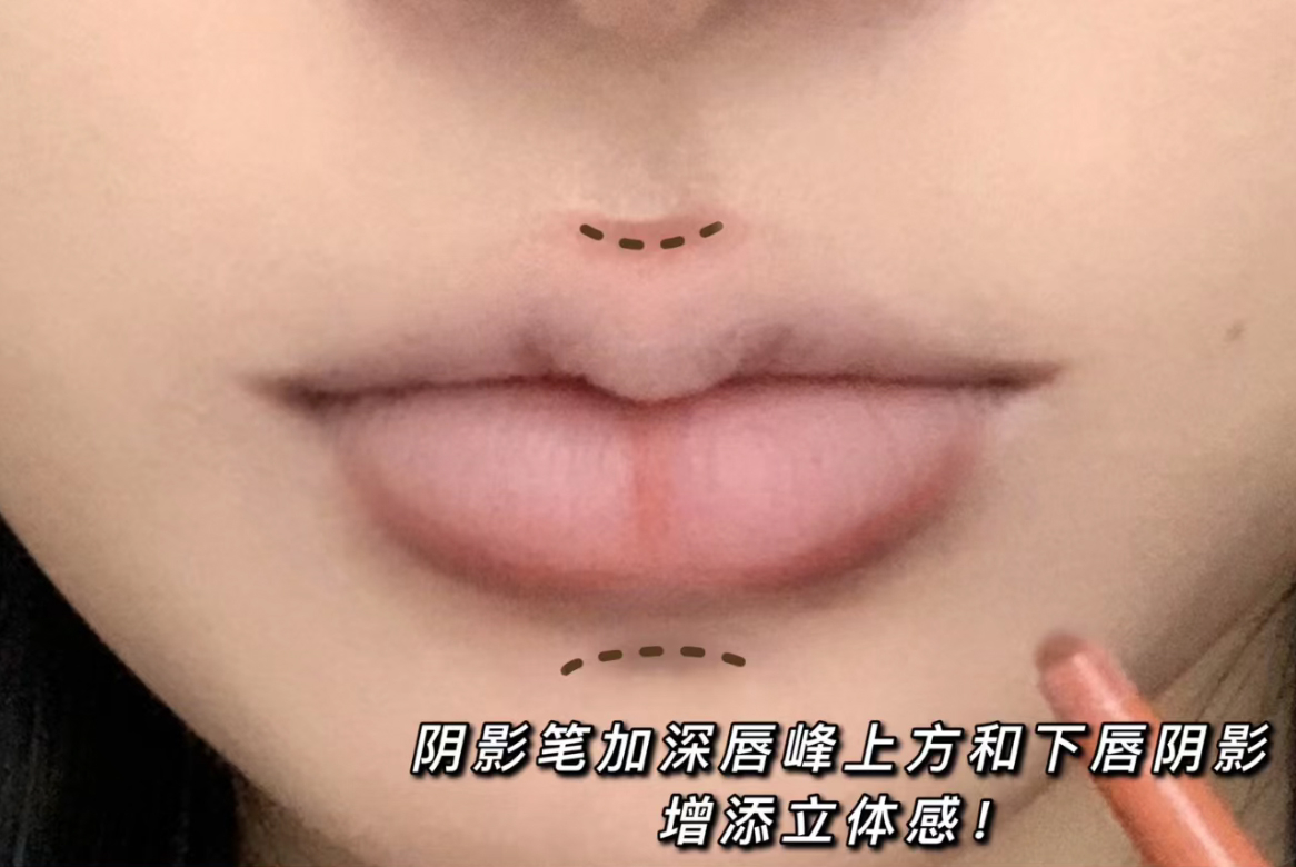 幫嘴唇製造更生動的立體感