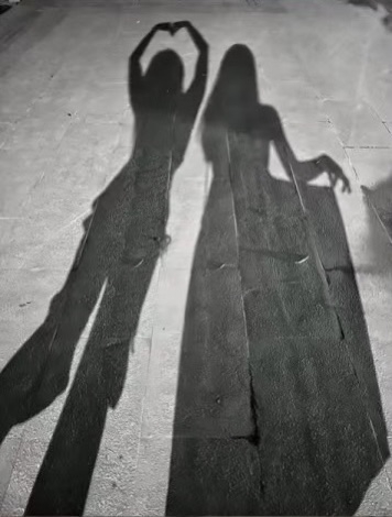 美麗的影子姿勢