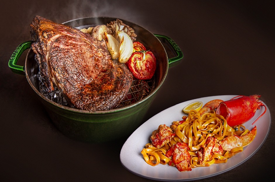 快來台北萬豪酒店「Garden Kitchen」大啖龍蝦、牛排。