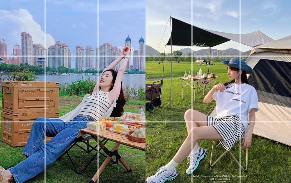 露營拍照技巧4：腿超長擺拍術