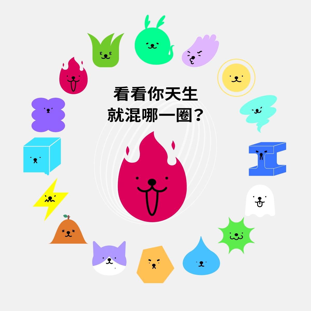 圈內人集合!測測你是什麼屬性的人?