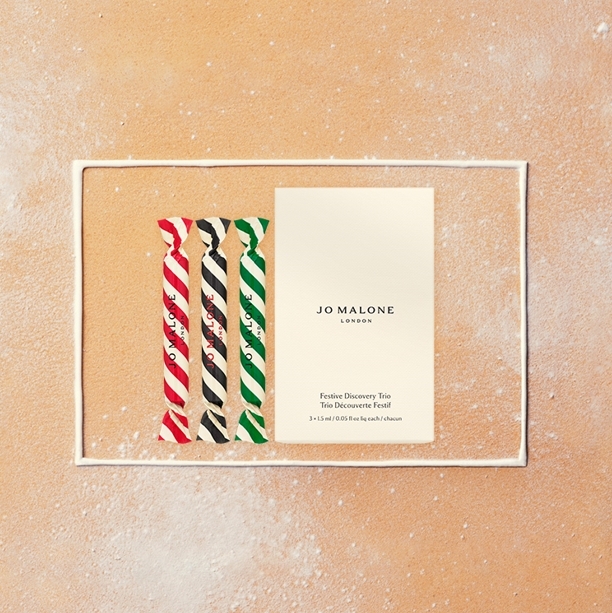 Jo Malone London購買任一聖誕系列商品即贈聖誕糅香體驗組