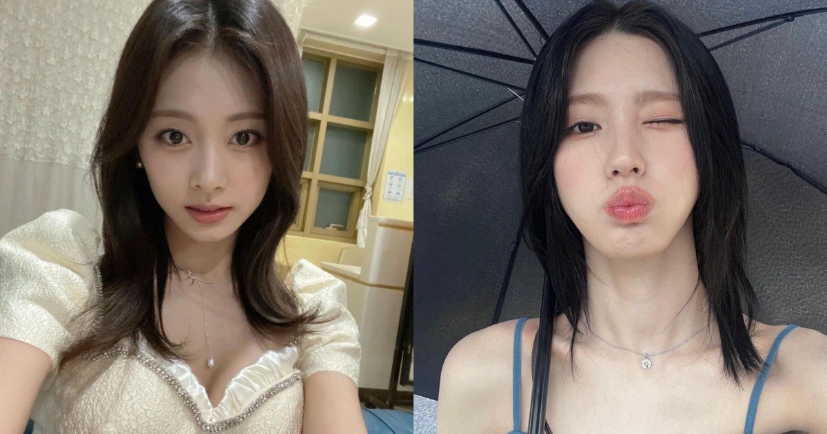 Twice成員子瑜與(G)I-DLE成員薇娟配戴Roaju的項鍊