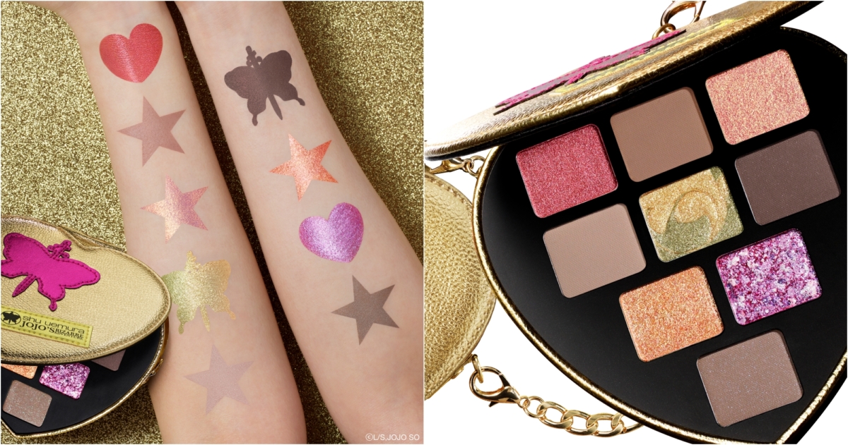 shu uemura x JOJO’s Bizarre Adventure 限量聯名系列 石之海9色眼影盤，NT$2,500