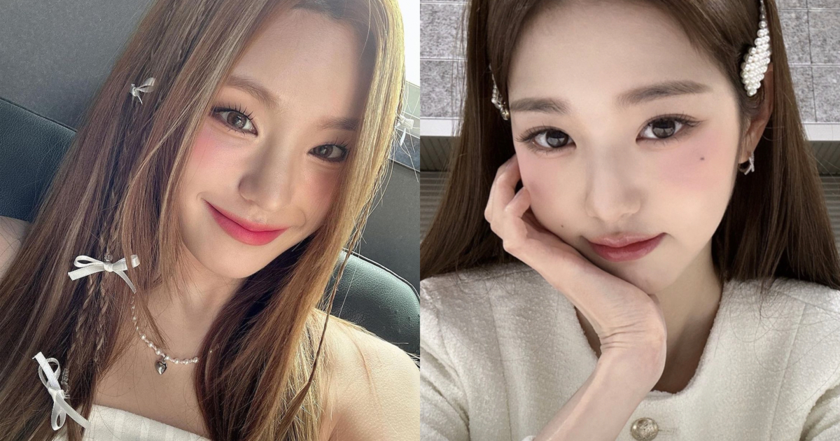 ITZY成員禮志與IVE成員張員瑛分別配戴Engbrox項鍊和耳環