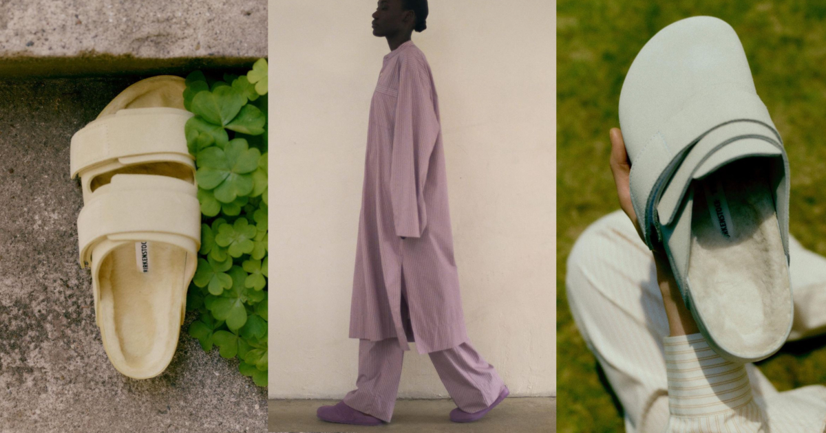 Tekla x Birkenstock聯名推出一系列睡衣與拖鞋