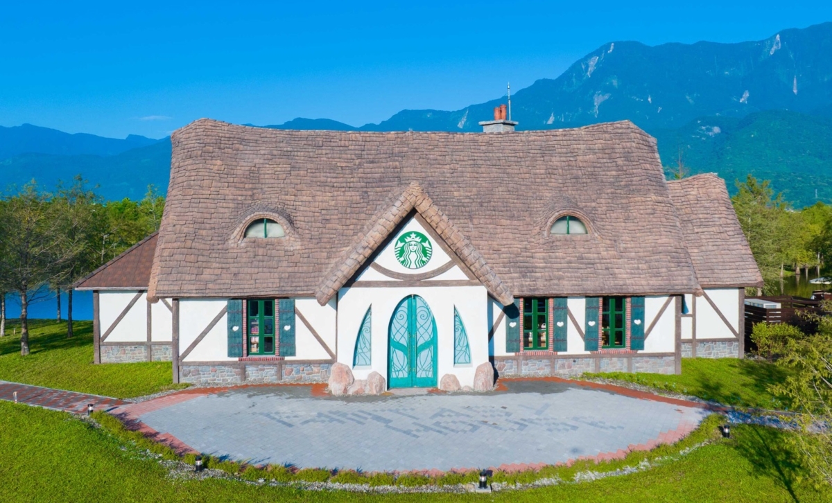 星巴克絕美特色門市1：花蓮理想門市