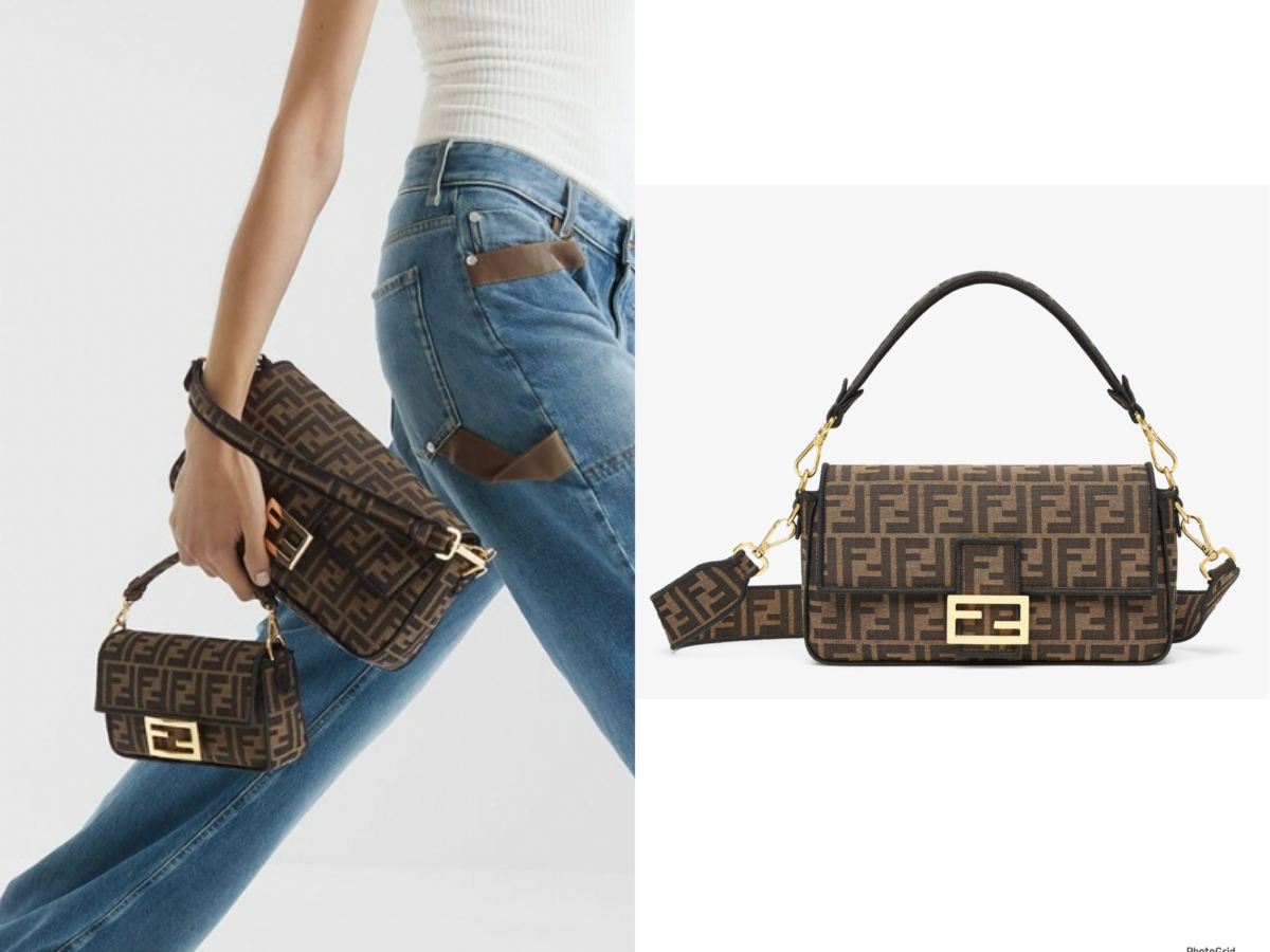 Fendi Baguette FF提花布料包款,參考定價 NT$117,800