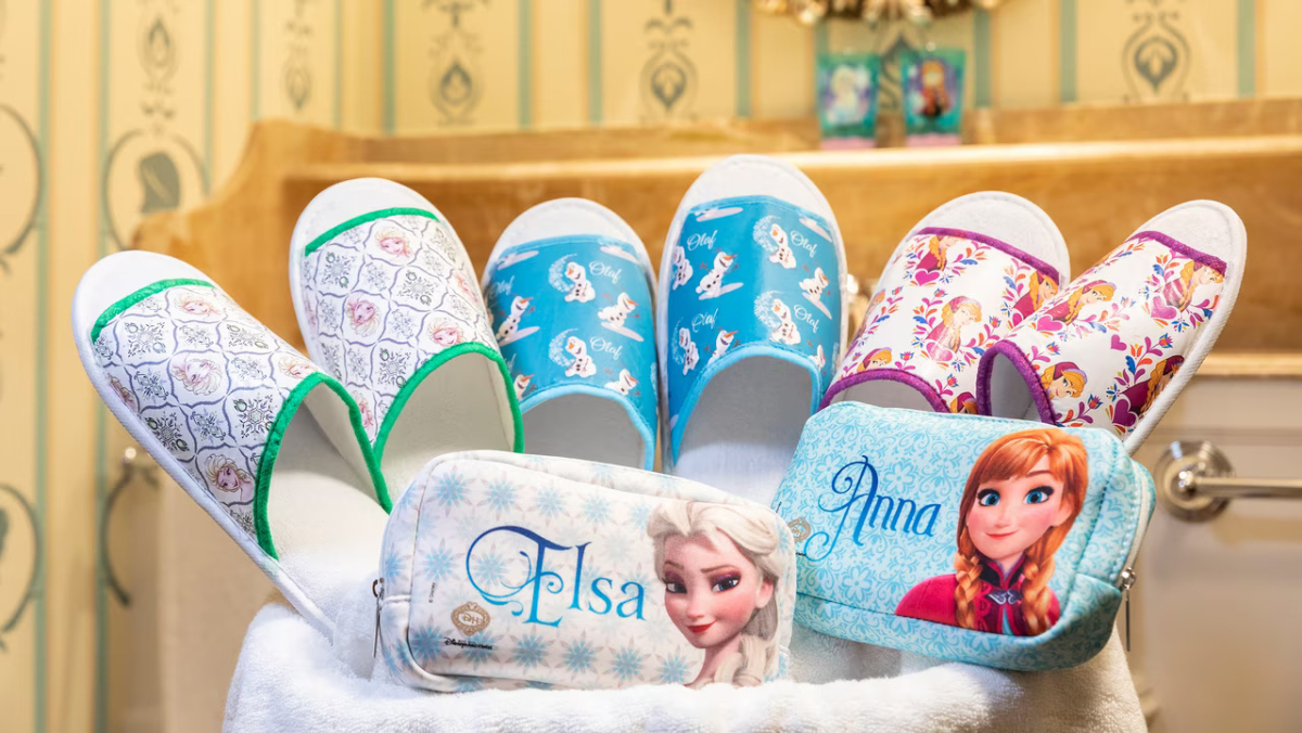 香港迪士尼樂園「冰雪奇緣主題房」贈品