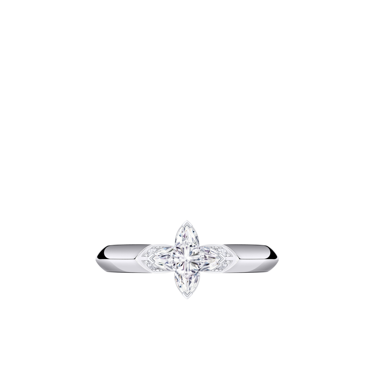 LV DIAMONDS SOLITAIRE Pt950星形切割鑽石戒指,NT$369,000