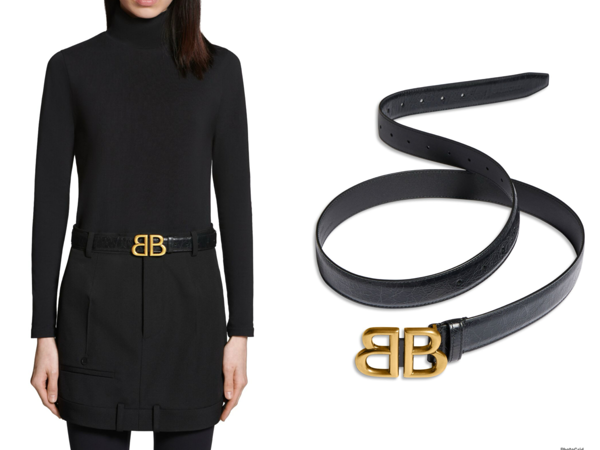 Balenciaga MONACO 皮帶，參考定價 NT$14,300