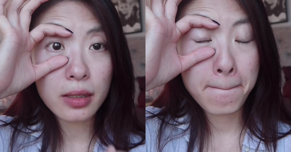 第三步 眼眶上下肌肉按摩