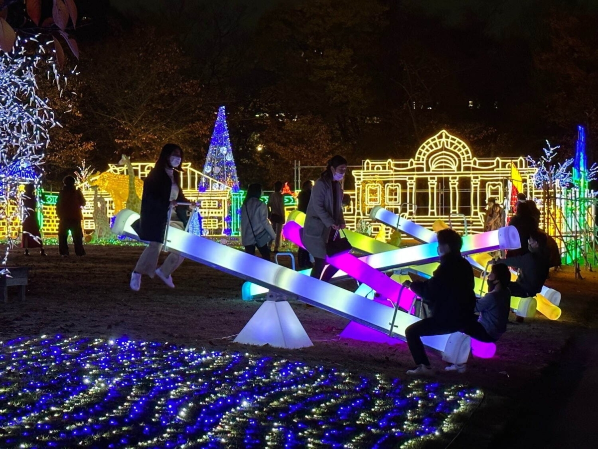 「大阪城Illuminage彩燈節」 現場有相當多設施