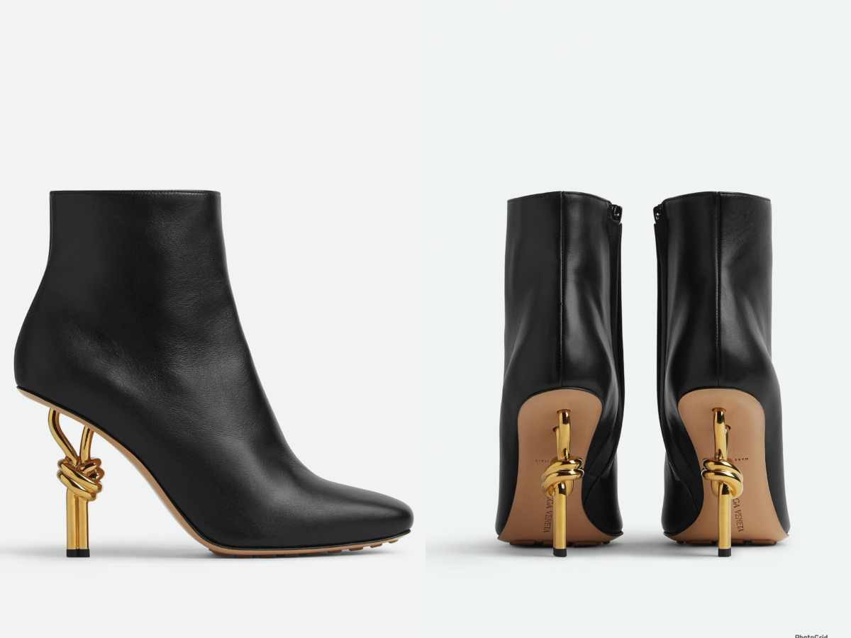 Bottega Veneta Knot 紐結踝靴，參考定價 NT$63,000