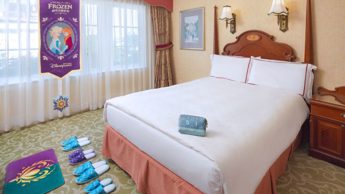 香港迪士尼樂園「冰雪奇緣主題房」