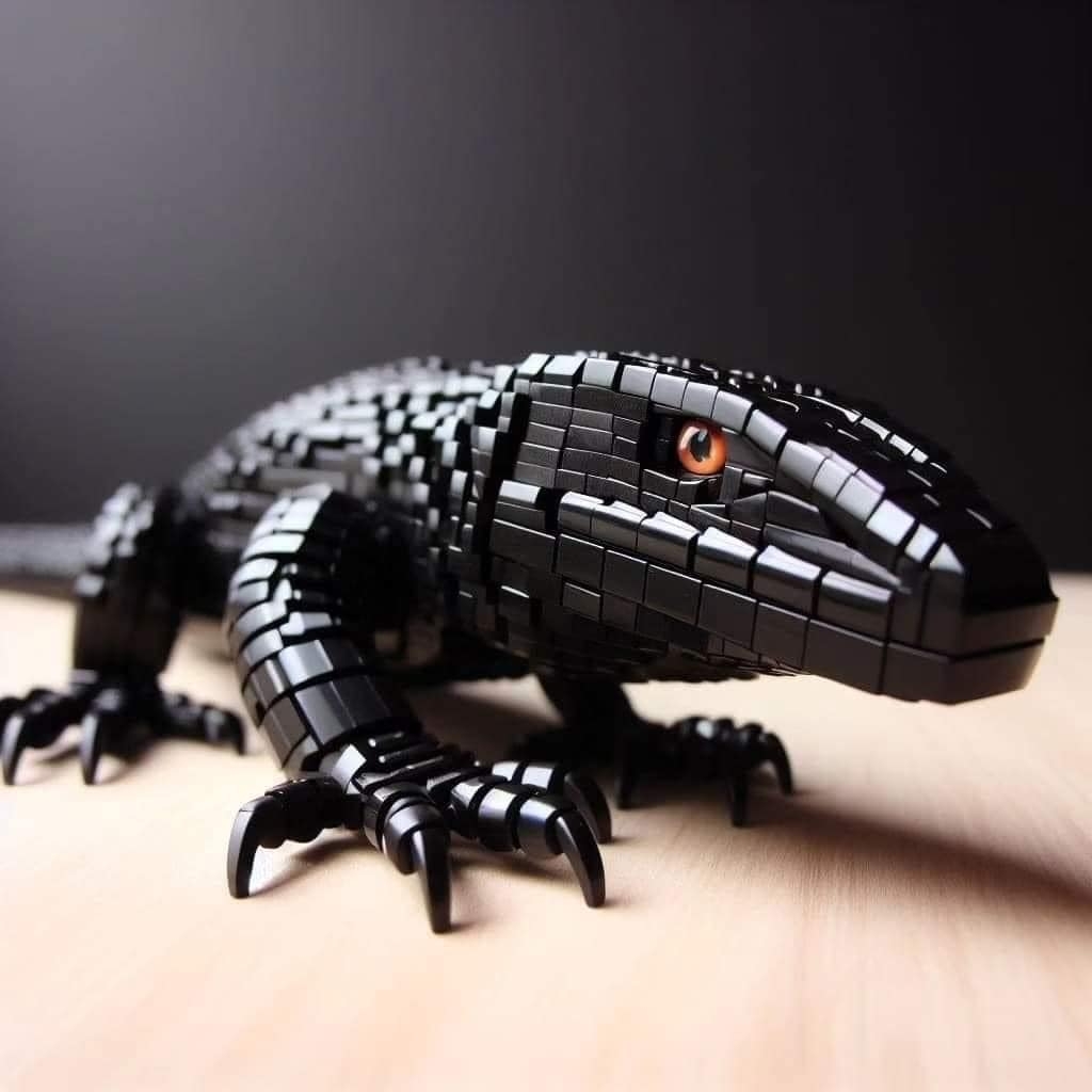 一款名為「樂高蛇」的AI發想LEGO積木在網路上引起了極大的關注