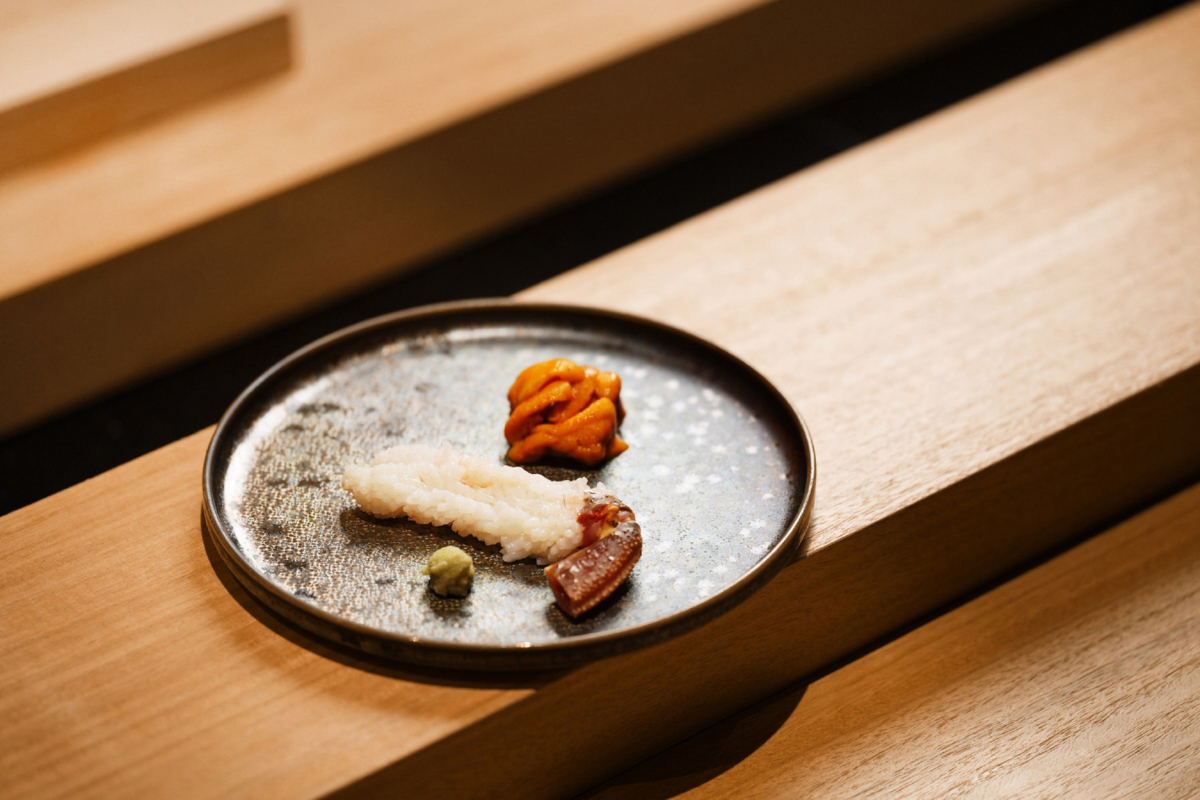 「すし桃」鮮甜海膽和肥美蟹腳令人垂涎三尺。