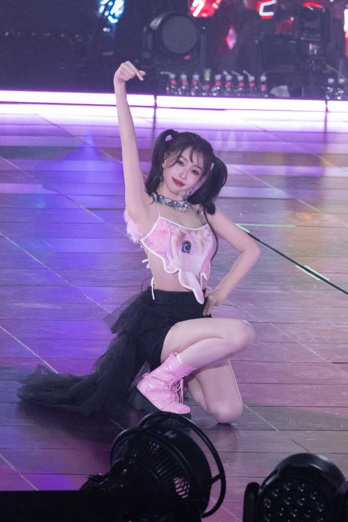 虞書欣雙馬尾造型太萌。