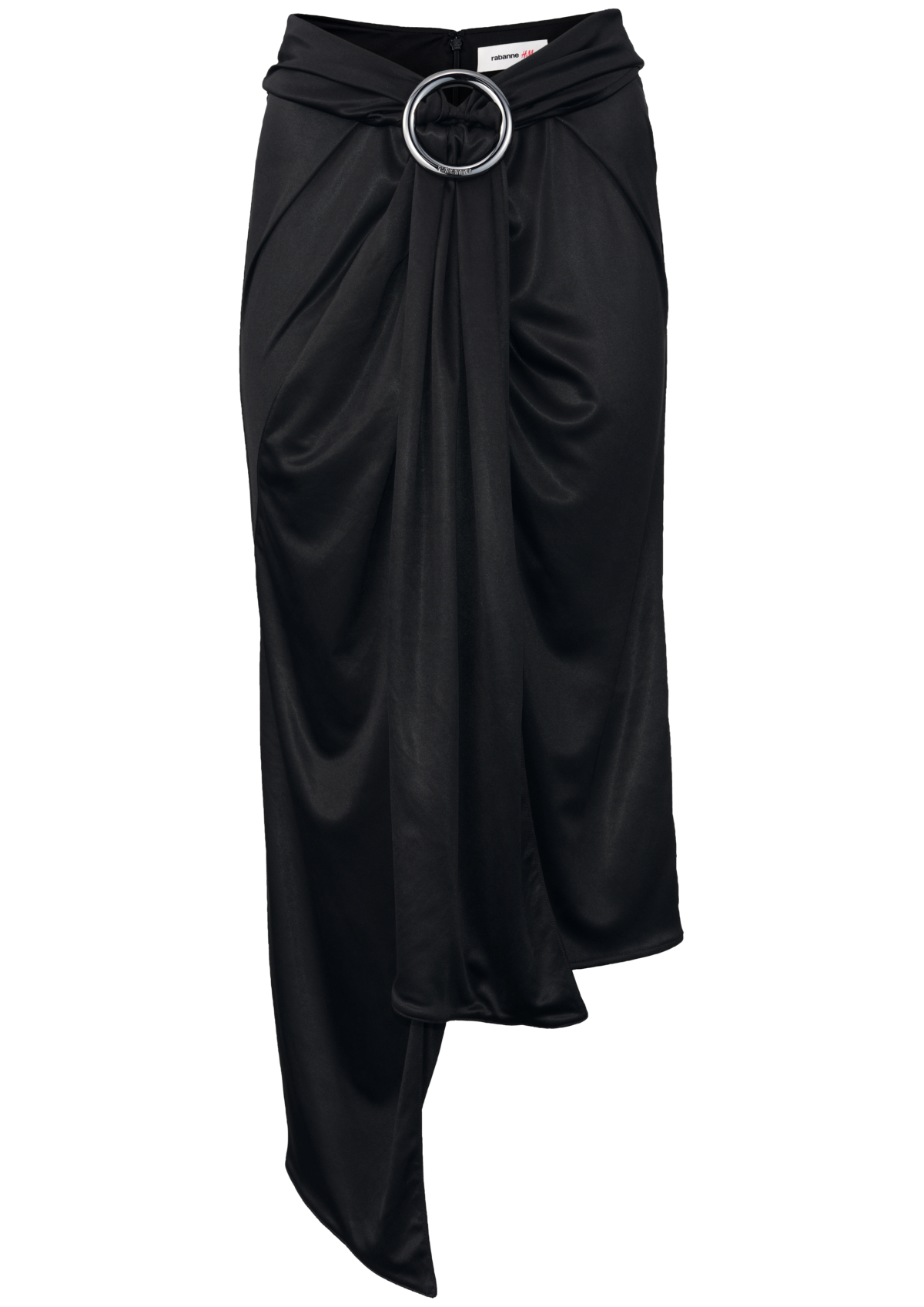 Rabanne H&M 金屬扣平紋裙，NT$2,999。