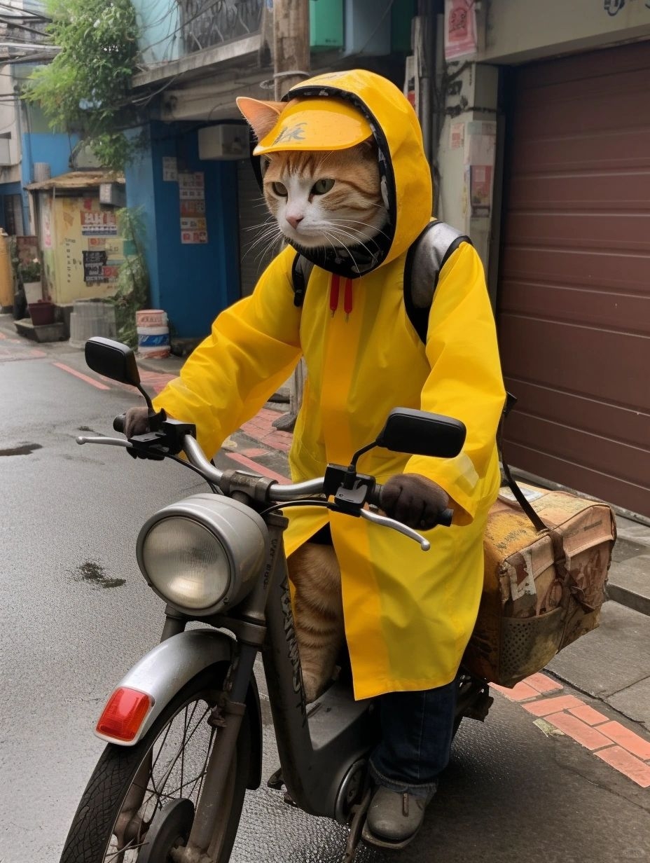 外送員貓貓