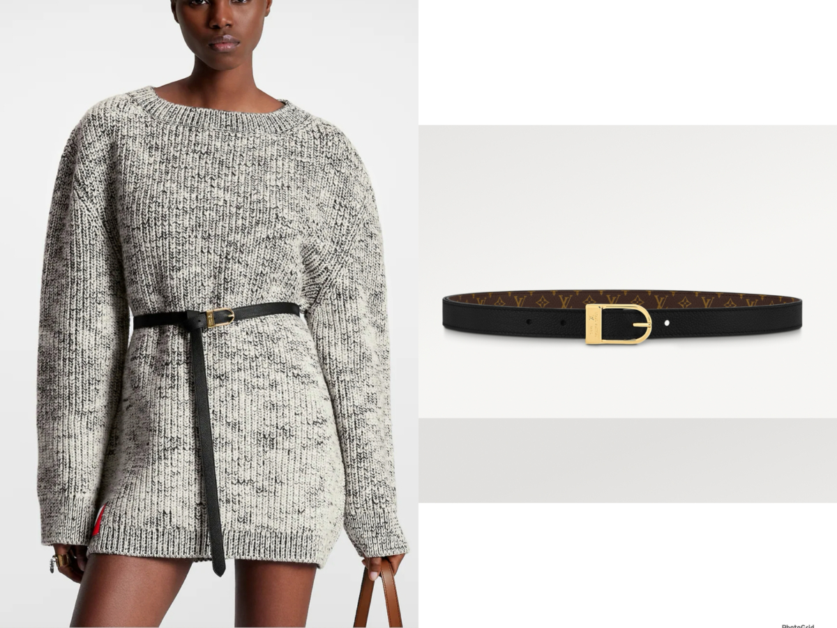 Louis Vuitton Biface 皮帶，參考定價 NT$15,300