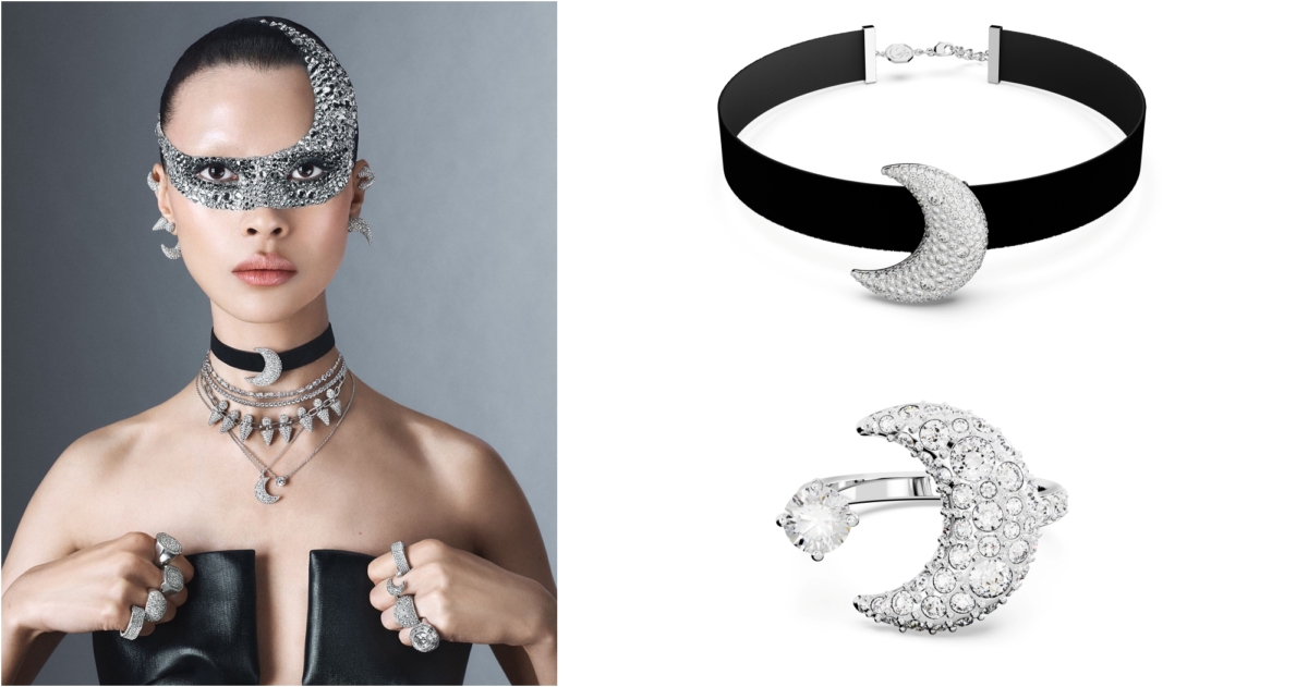 SwarovskiLuna頸鍊 ，NT$8,500_Luna開口戒指 ，NT$4,250