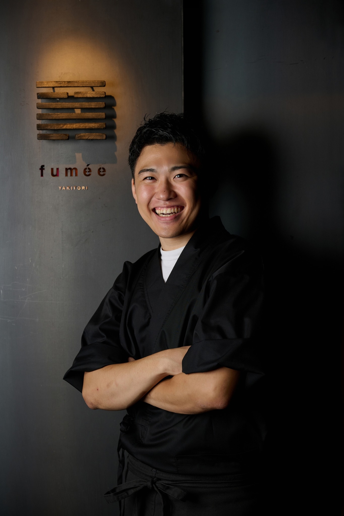 「fumée」主廚笠春介年輕帥氣。