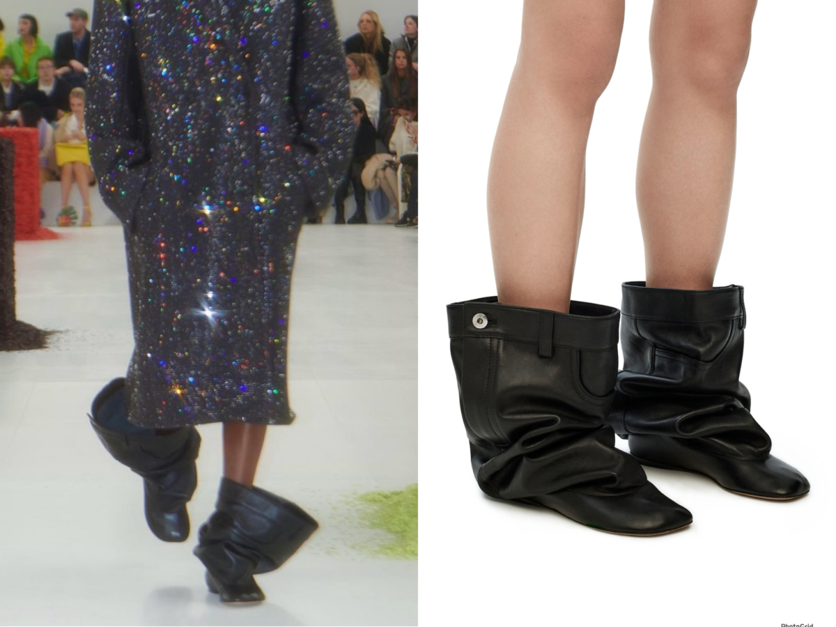 LOEWE 小羊皮靴，參考定價 NT$73,000