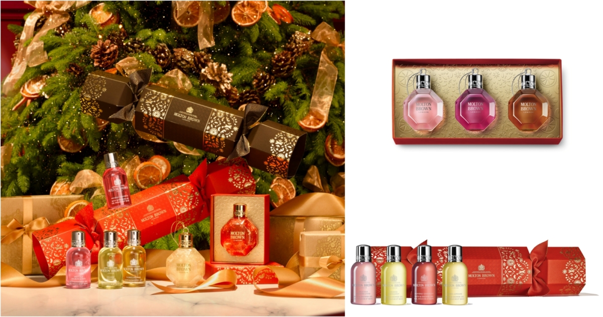 MOLTON BROWN 耶誕花果香調沐浴組合 200ml，NT$900_耶誕三重沐浴組合225ml，NT$1,680