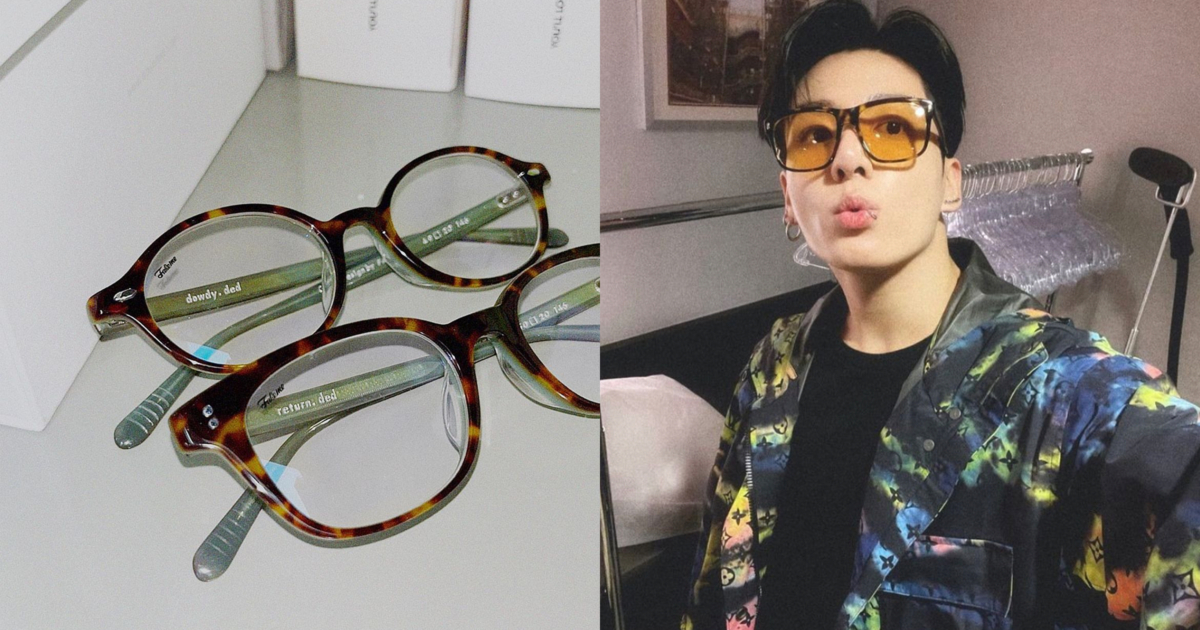 BTS成員田柾國配戴FAKE ME墨鏡