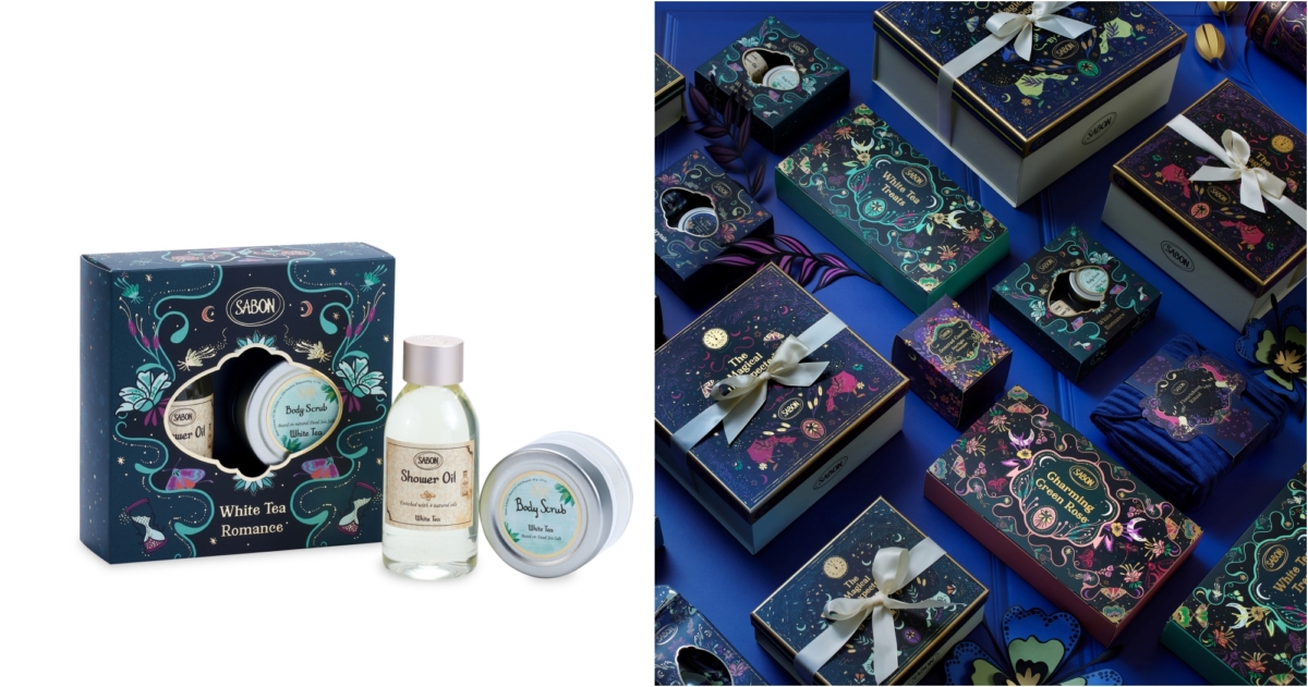 SABON 明星三部曲禮盒(星熠幻境限定包裝) ，NT$1,980(香調：星熠幻境、茉莉花語)