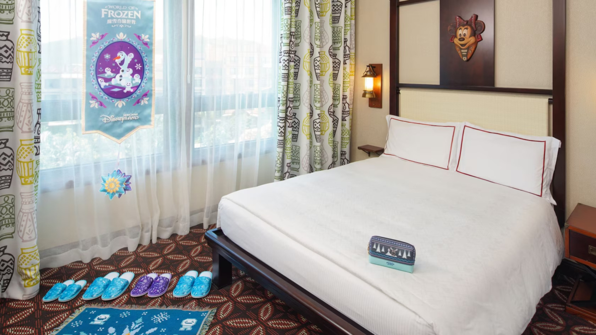 香港迪士尼樂園「冰雪奇緣主題房」