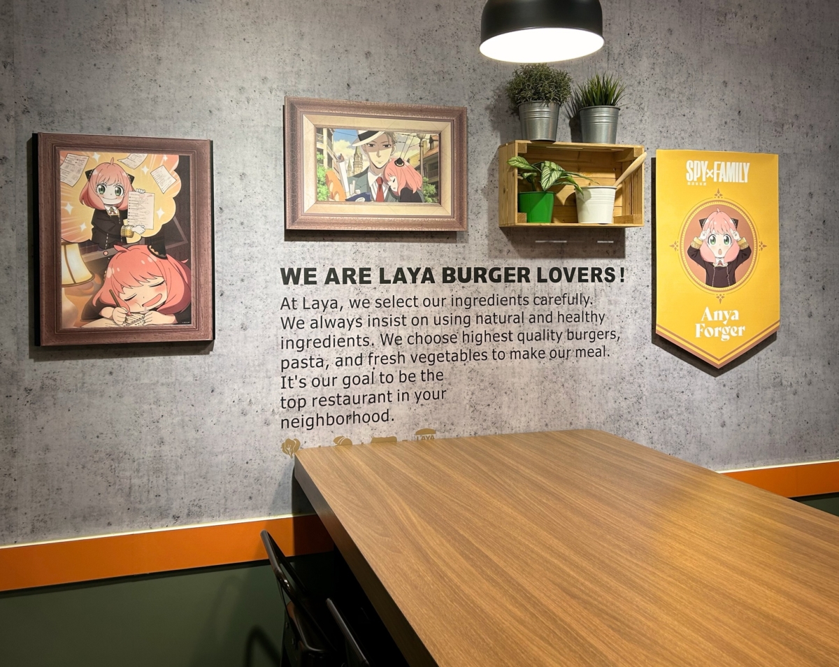 全台有11間 SPY FAMILY 拉亞漢堡概念店