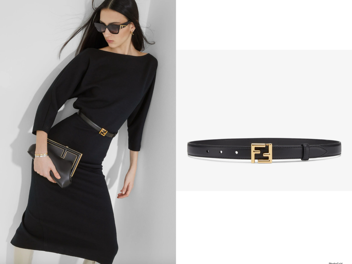 Fendi FF 皮帶，參考定價 NT$13,200