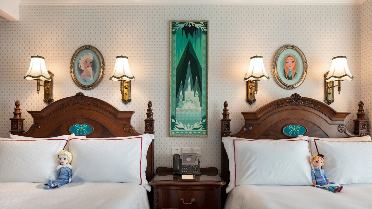 香港迪士尼樂園「冰雪奇緣主題房」