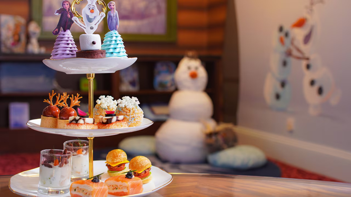 香港迪士尼樂園「冰雪奇緣主題房」下午茶