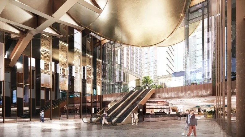 京華廣場一樓大廳概念圖