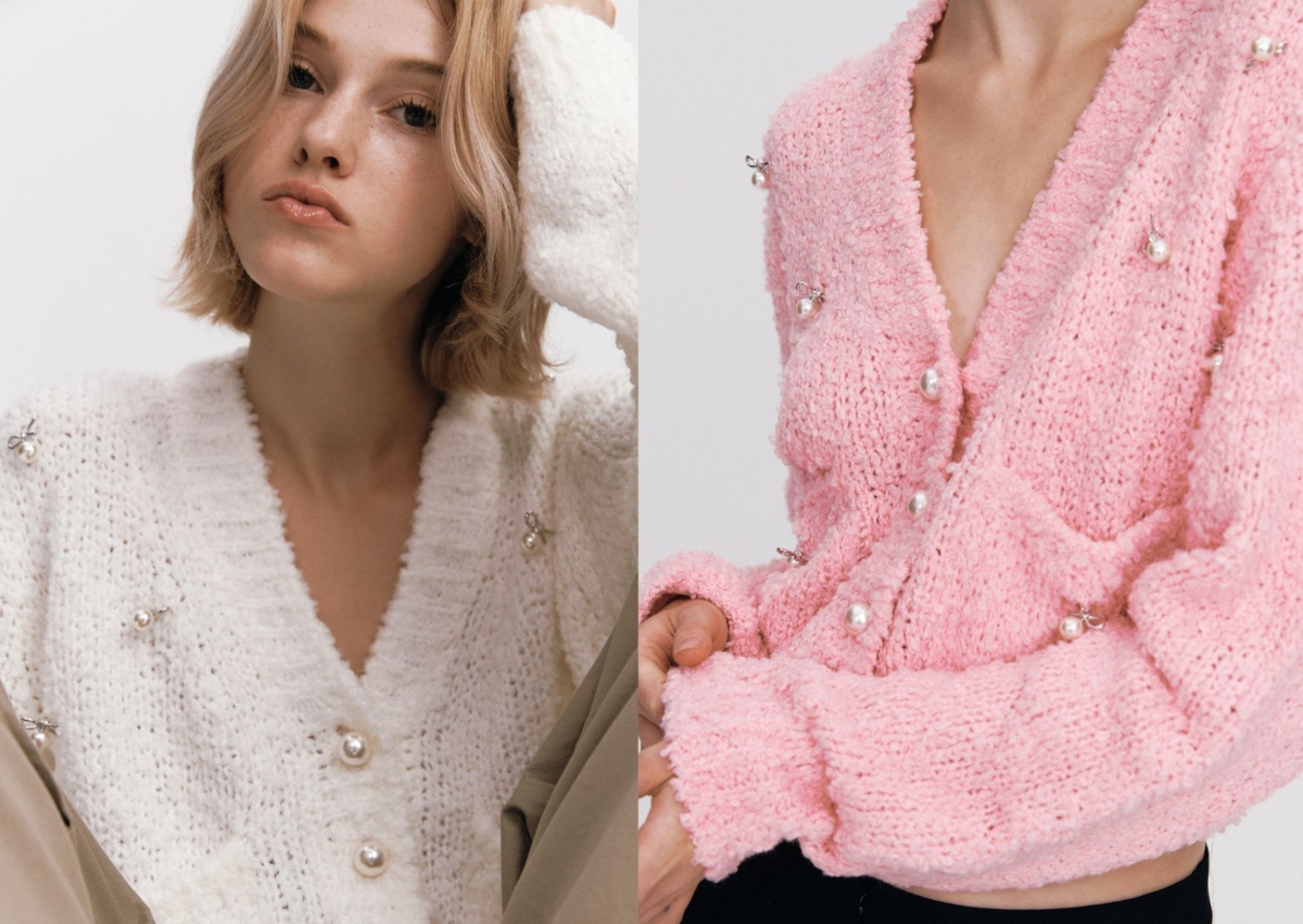 NOIRNINE 珍珠針織衫,NT$4,480