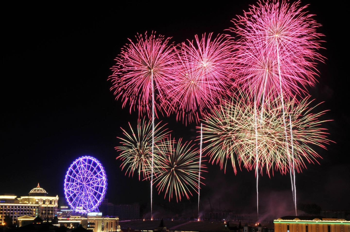 高雄義大跨年當日還會施放長達999秒的大型藝術煙火秀，開啟嶄新的2024年