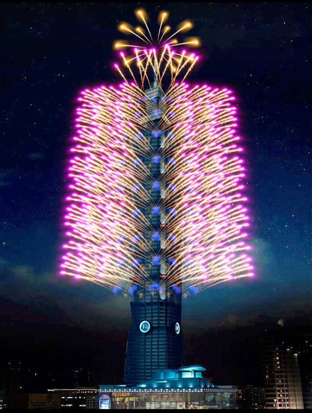 首放日本彩色煙火！台北101跨年總長300秒「狂射1萬6000發」