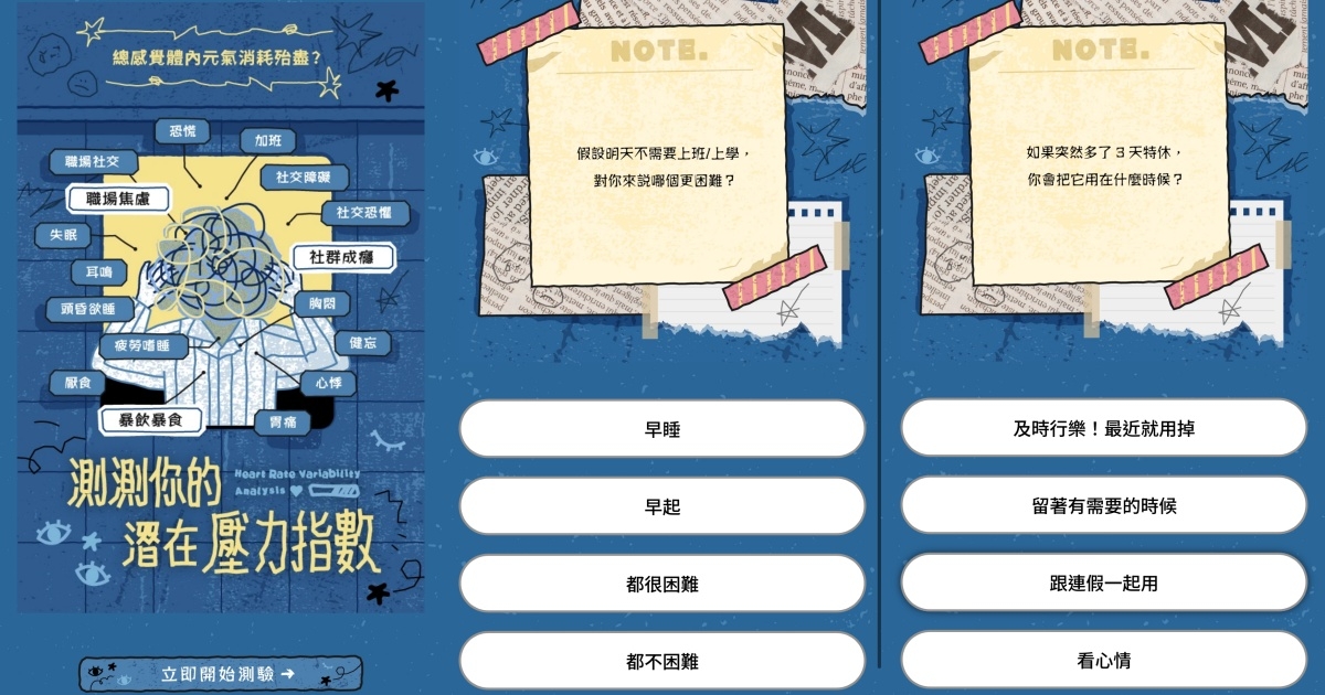 你的潛在壓力指數