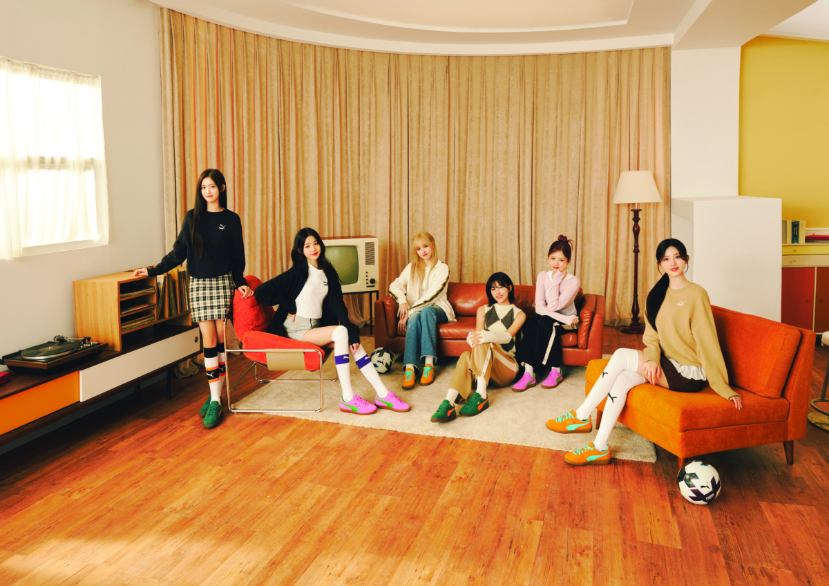 人氣大勢女團 IVE穿上PUMA PALERMO 德訓鞋