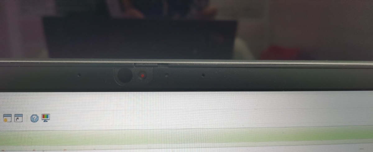 筆電上的攝影鏡頭