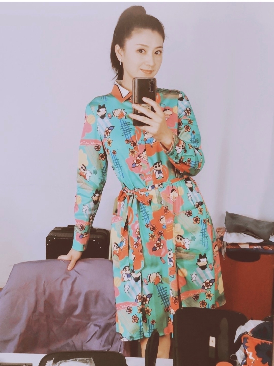 斕曦私下穿搭。