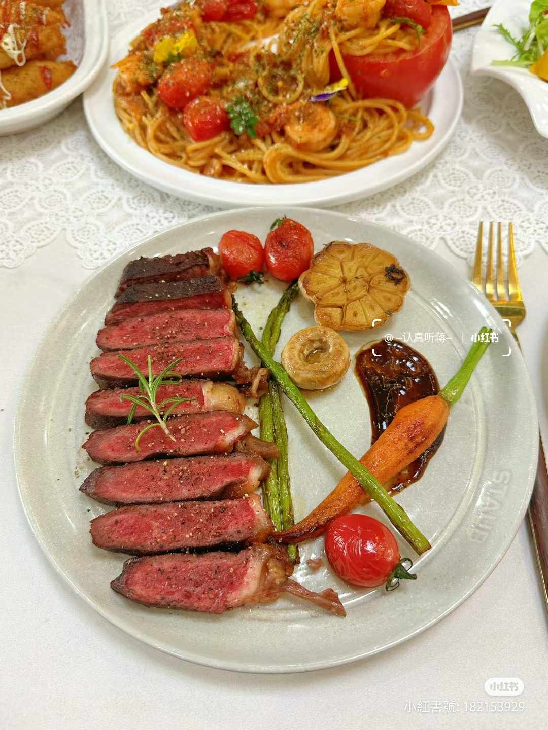 牛排是聖誕大餐的重頭戲