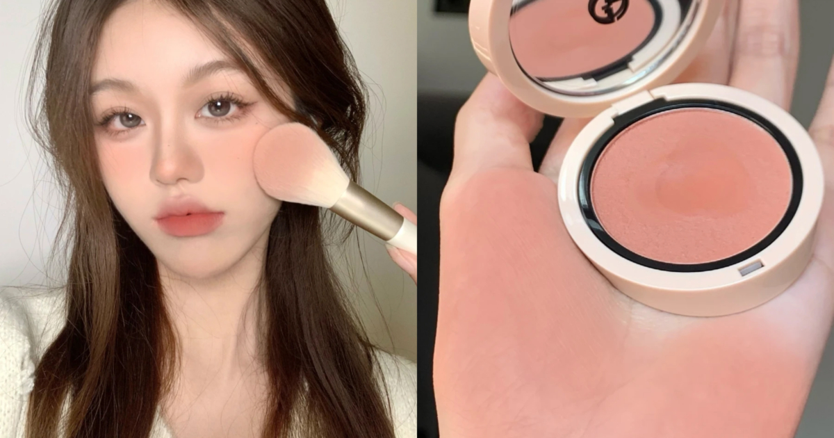 Armani beauty 亞曼尼訂製奶霜腮紅#51嫩粉裸橘