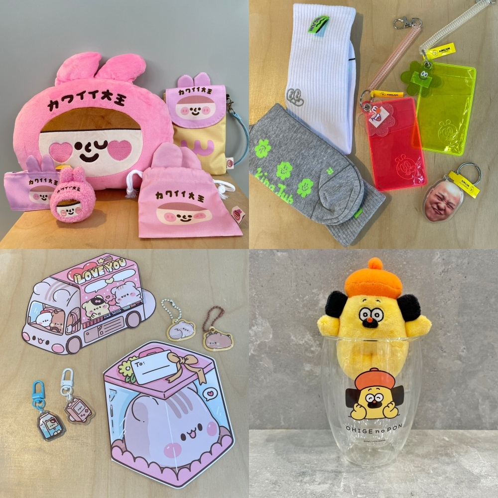 現場有超過500種原創周邊商品